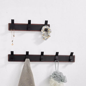 Porte Manteau Bois et Noir