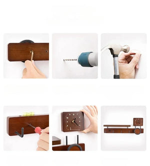 Etagère Porte Manteau Bois