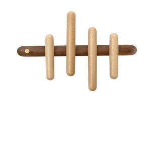 porte manteau mural design en bois