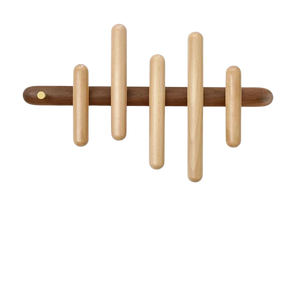 porte manteau mural en bois et design