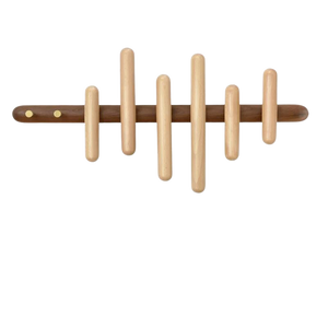 porte manteau mural bois design