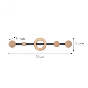 Porte Manteau Bois Design Noir