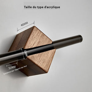 Patère Salle de Bain <br> Bois et Métal