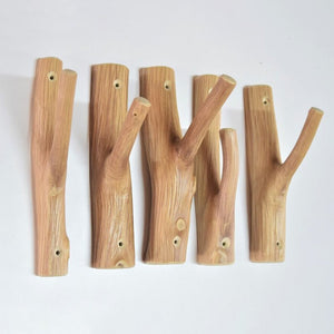 patère murale bois flotté artisanal