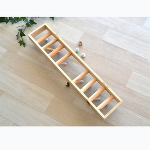 grand porte manteau bois naturel