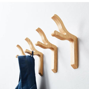 Patères Bois <br> Design (lot de 5)