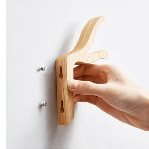 patere bois scandinave installation facile