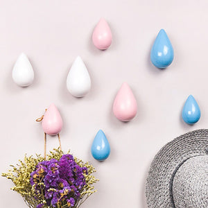 Patère Gouttes<br>D'eau Colorées