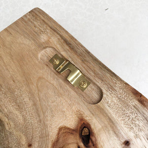 Porte Manteau Bois <br> La Planche Vernis