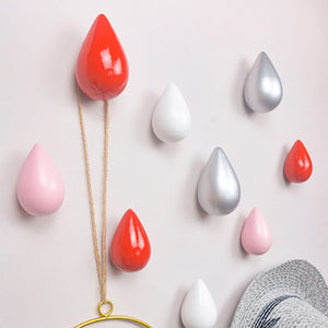 Patère Gouttes<br>D'eau Colorées