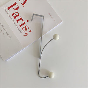 patere 2 boules blancs