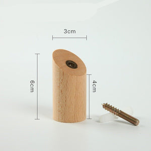 Patère Individuelle Bois Clair Taille S