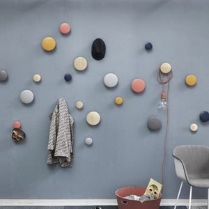 Patère Ronde<br>Bois Couleur