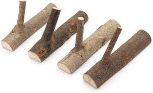 Patère Bois Brut <br> Branche Sauvage