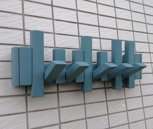 porte manteau patere bleu