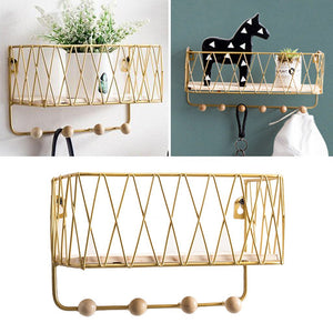 Porte Manteau Mural <br> Grillage