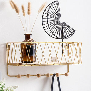 Porte Manteau Mural <br> Grillage