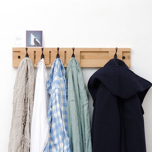 Patère Amovible<br>Bois Clair