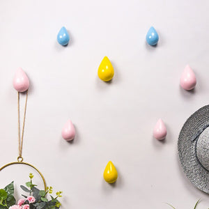 Patère Gouttes<br>D'eau Colorées