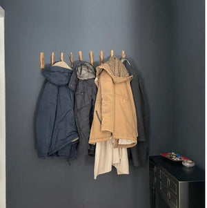 déco patère murale en bois flotté