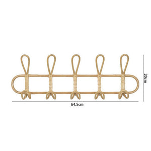 patere rotin 5 crochets (dimension)