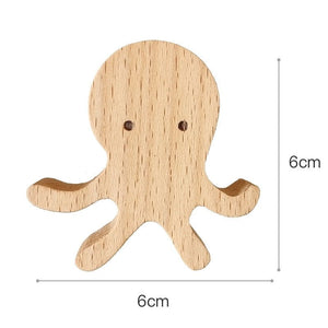 Patère Bois Animaux <br> La Jungle Murale