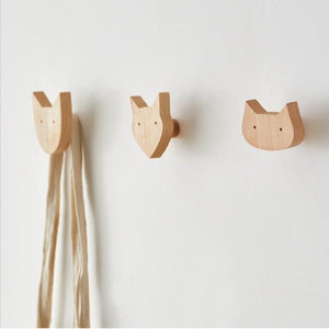 Patère Bois Animaux <br> La Jungle Murale