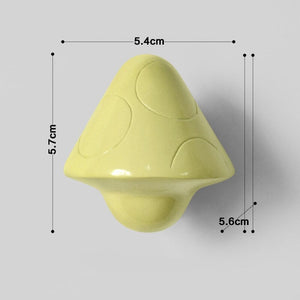 Patères Champignons Jaunes