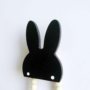 Patère Tête de <br> Lapin Noir