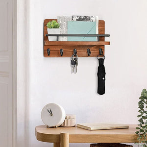 Etagère Murale Entrée <br> Porte Courrier