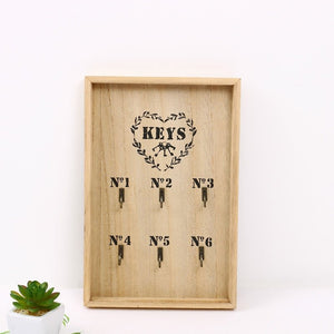 patere bois porte cles