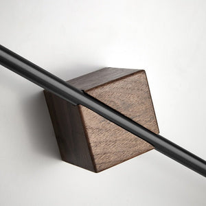 Patère Salle de Bain <br> Bois et Métal