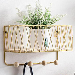 Porte Manteau Mural <br> Grillage