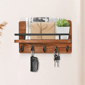 Etagère Murale Entrée porte courrier