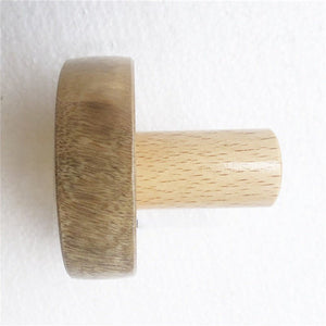 Patère Ronde <br> Bois Vintage