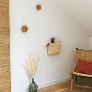 Patères Murales Rondes <br> Lot de 3