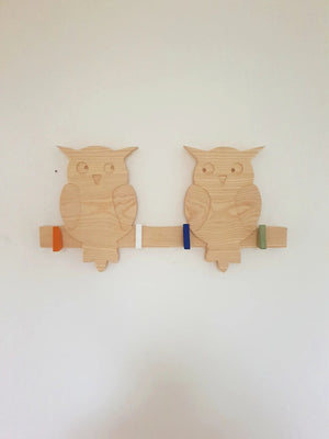 Patère Murale Hibou