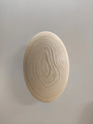 Patère Ovale Bois Naturel