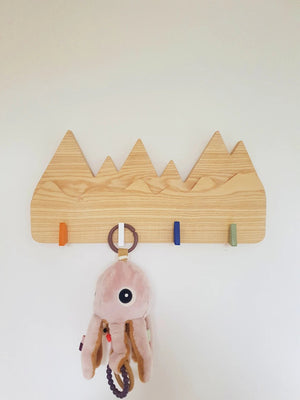 Patère Murale Enfant <br> Bois Massif