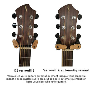 Patère Bois <br> Support Guitare