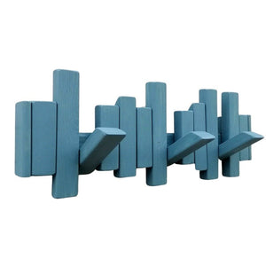 porte manteau bleu pliable