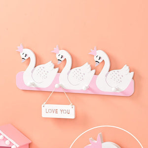 Patère bois Cygne Fille