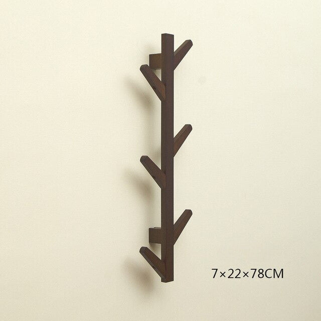 patere verticale bois bambou 