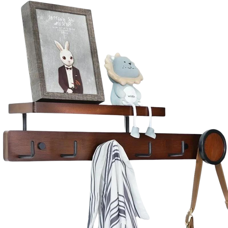 Etagère Porte Manteau Bois