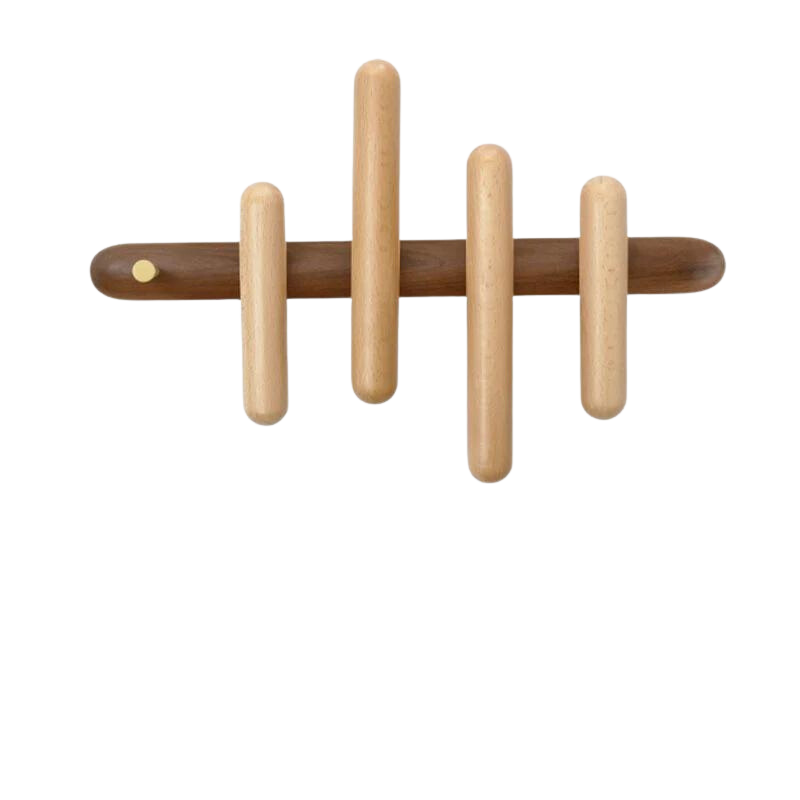 porte manteau mural design en bois