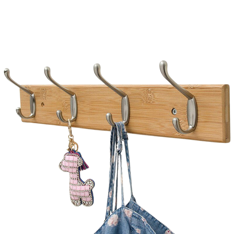 Porte Manteau Bambou et Métal
