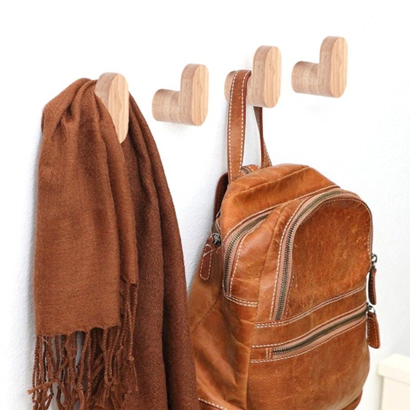 Patère Bois Naturel Simple