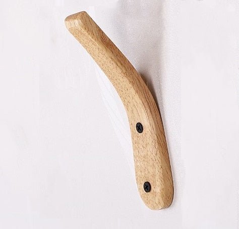 Patère Bois Naturel <br>Design épuré