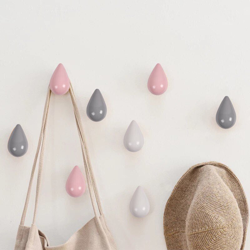 Patère Gouttes<br>D'eau Colorées