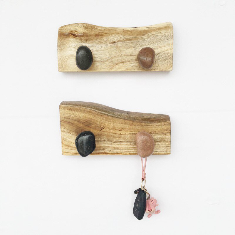 Porte Manteau Bois <br> La Planche Vernis